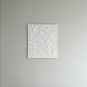 화이트 텍스처 질감페인팅 추상 그림 액자