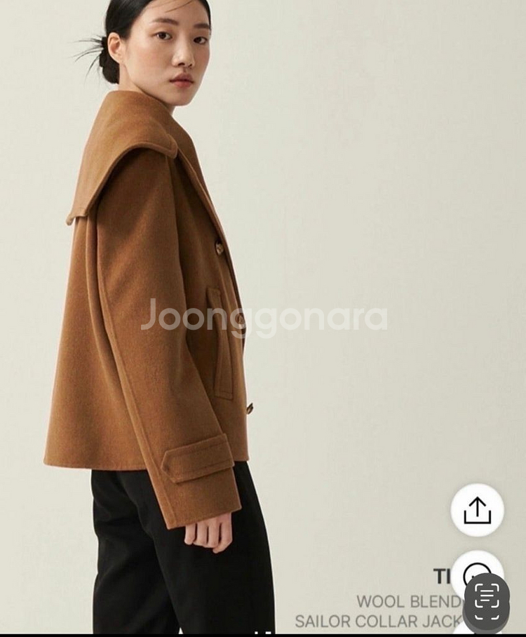 한섬 타임 로스 캐시미어 자켓 (택포13)--2