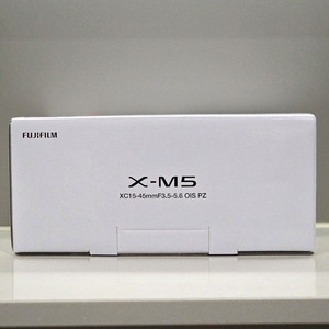 후지필름 X-M5 블랙 렌즈킷 미개봉