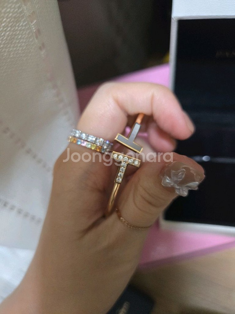 18k t와이어 랩다이아팔찌 이번주까지만올려요--4