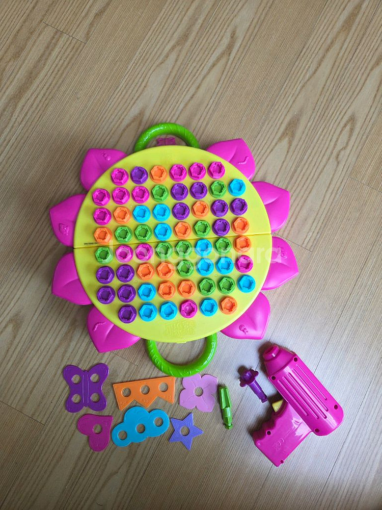 공구놀이. 러닝리소스 플라워드릴. 추가구성있음--0