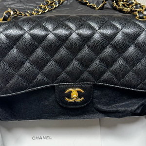 샤넬 클래식 라지 금장