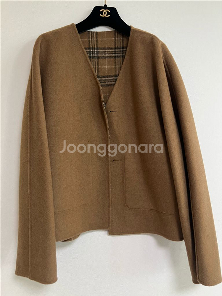 바이미나 체크 자켓 코트 리버시블 11am 프레쉬라벨--1