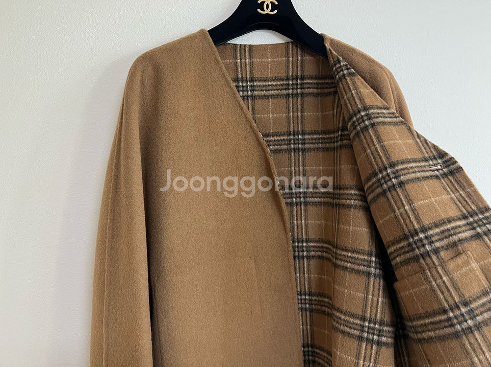 바이미나 체크 자켓 코트 리버시블 11am 프레쉬라벨--5