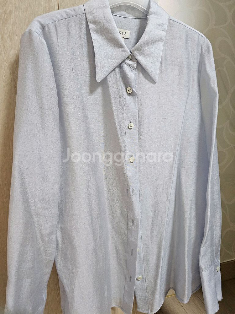 sie 시에 ㅡ 글리밍 블라우스 밀키블루 s--1