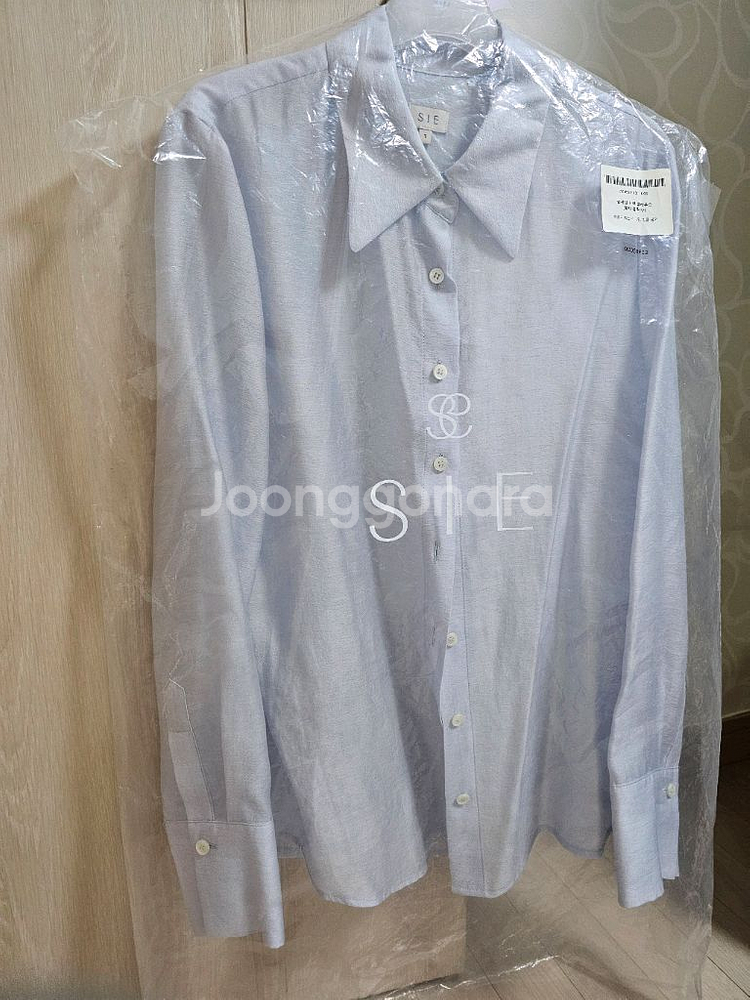 sie 시에 ㅡ 글리밍 블라우스 밀키블루 s--0