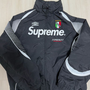 슈프림 x 엄브로 트랙자켓 블랙 XL