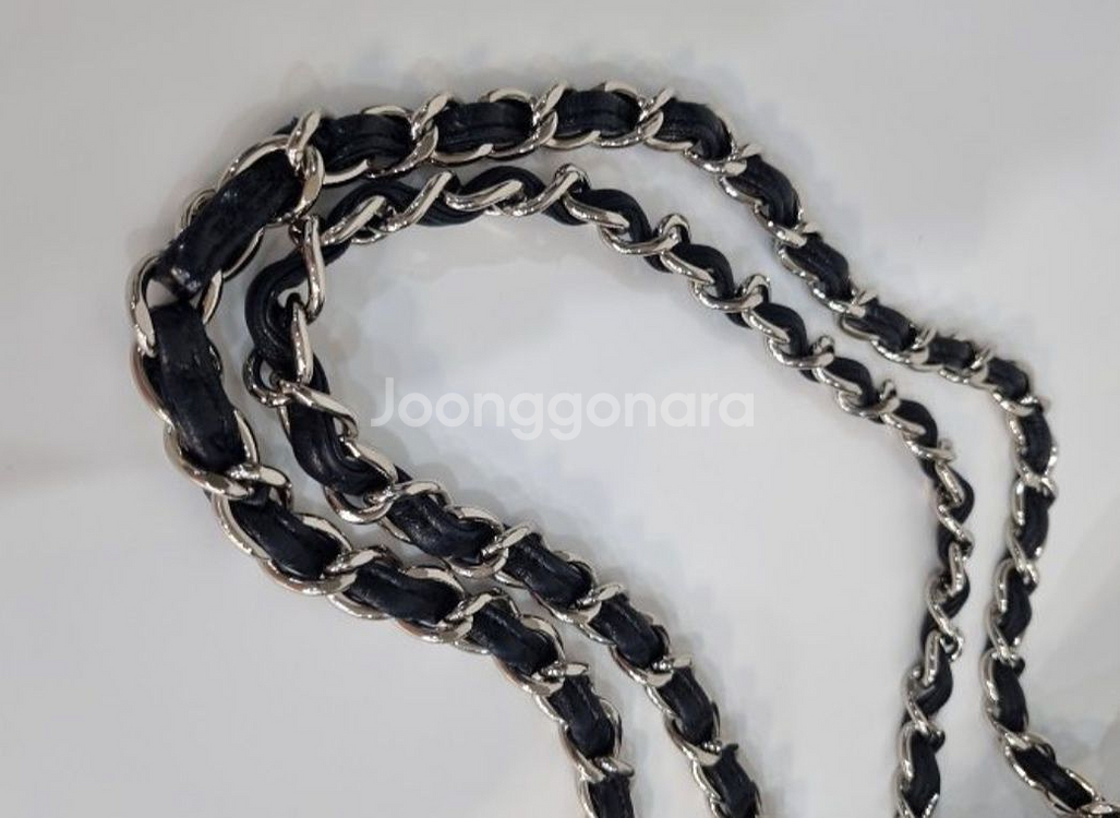 샤넬 클래식 램스킨 라지 점보 은장--7