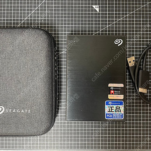 씨게이트 휴대용 외장하드 5TB / 블랙 / 파우치포함