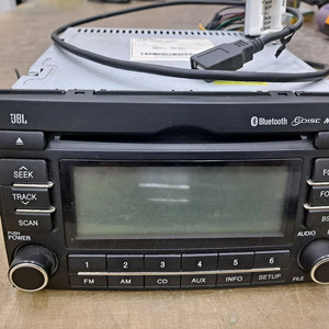 JBL 무출 6CD 블루투스 usbaux 순정오디오