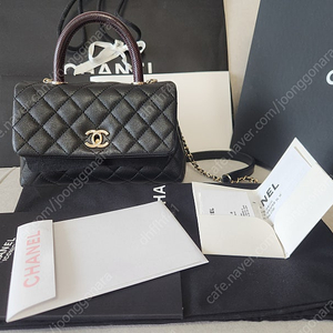 샤넬 코코핸들 미듐(구스몰) 정품