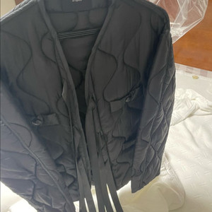 올라이츠 리본깔깔이 블랙