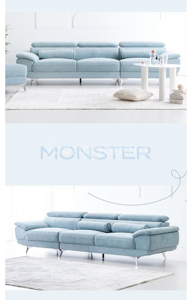 웰퍼니쳐 몬스터 프리미엄 타이보아쿠아텍스 패브릭 소파--4