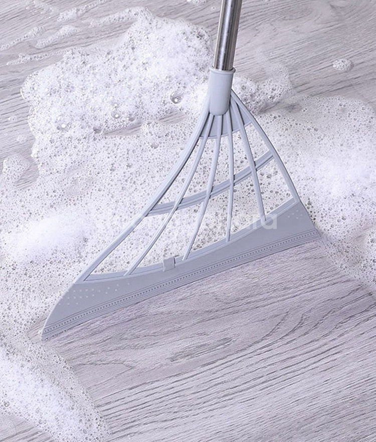 [새상품] 3in1 실리콘 매직 빗자루 핑크 싹쓰리비--4