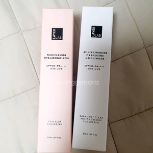 레이어랩 선크림 히알루로닉 블러 다크스팟 클리어 각