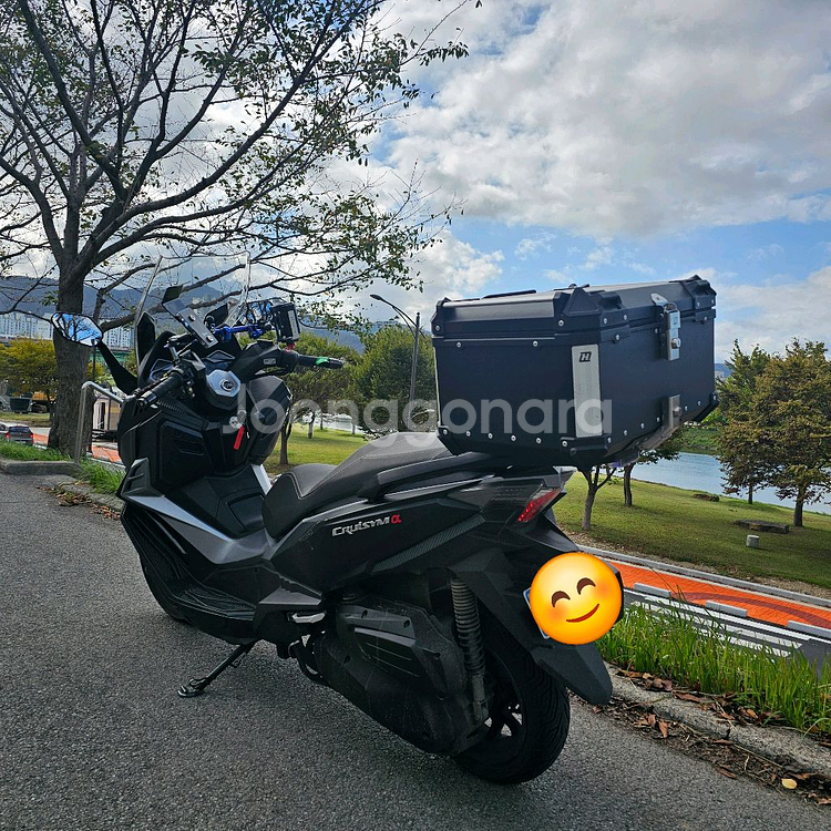 SYM 크루심 알파300cc 퀴터급 빅스쿠터 22년식--2