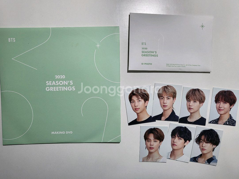 방탄소년단 방탄 시그 시즌그리팅 달력 포토 포카 굿즈--6