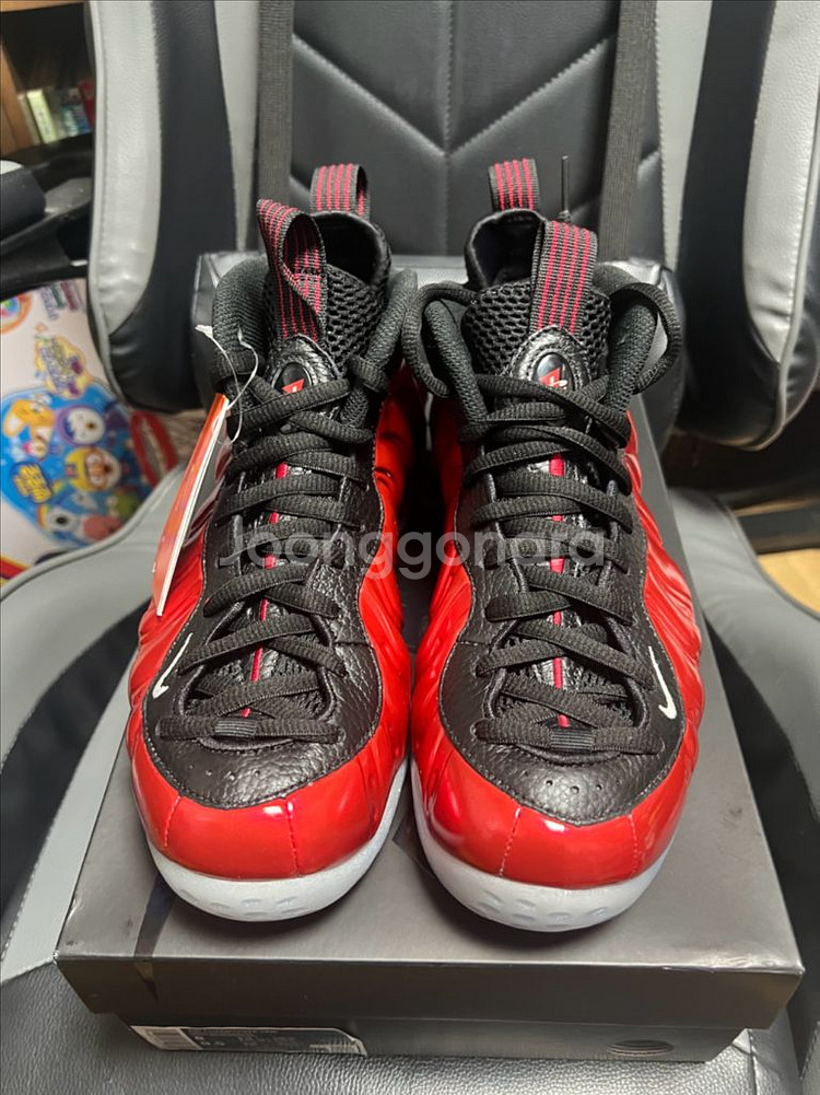 나이키 에어폼포짓원 메탈릭 레드 260 새제품--2