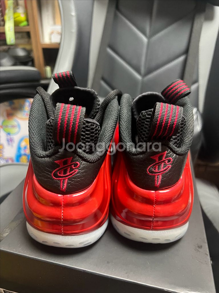 나이키 에어폼포짓원 메탈릭 레드 260 새제품--3