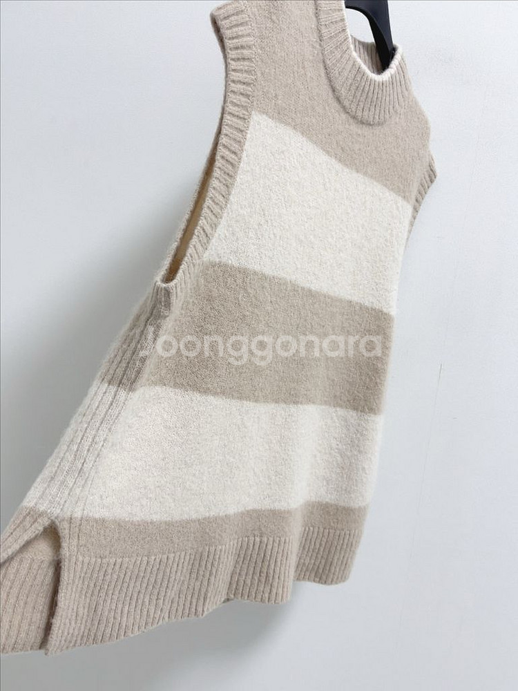 코스 알파카 니트 베스트--4