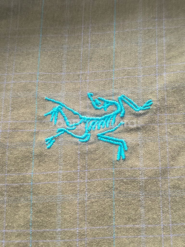 아크테릭스(Arcteryx) 코튼 체크 반팔 셔츠 XL--1