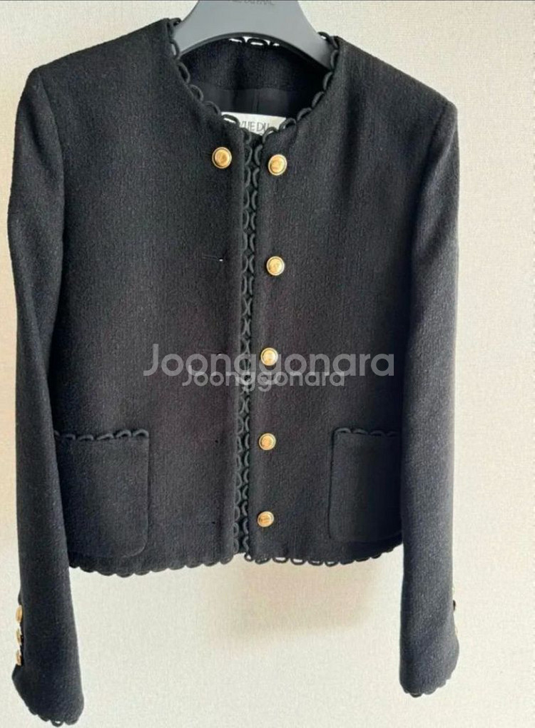 1423 편집샵 트위드자켓--0