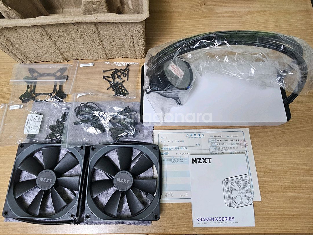 정발 NZXT Kraken X63 수냉쿨러--2