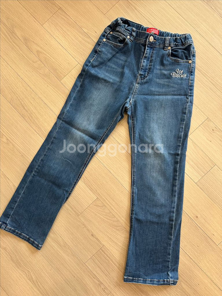 아이스비스킷 아동 청바지 155사이즈 일자핏--0