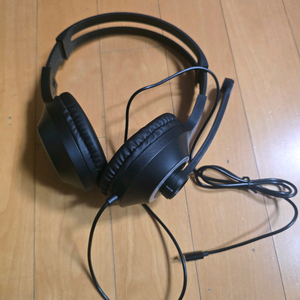 Maxtill 검정 유선 헤드폰