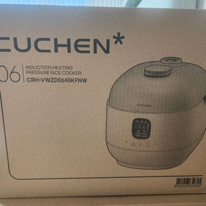 쿠첸 6인용 밥솥 새상품 CRH-VWZD0640KFNW