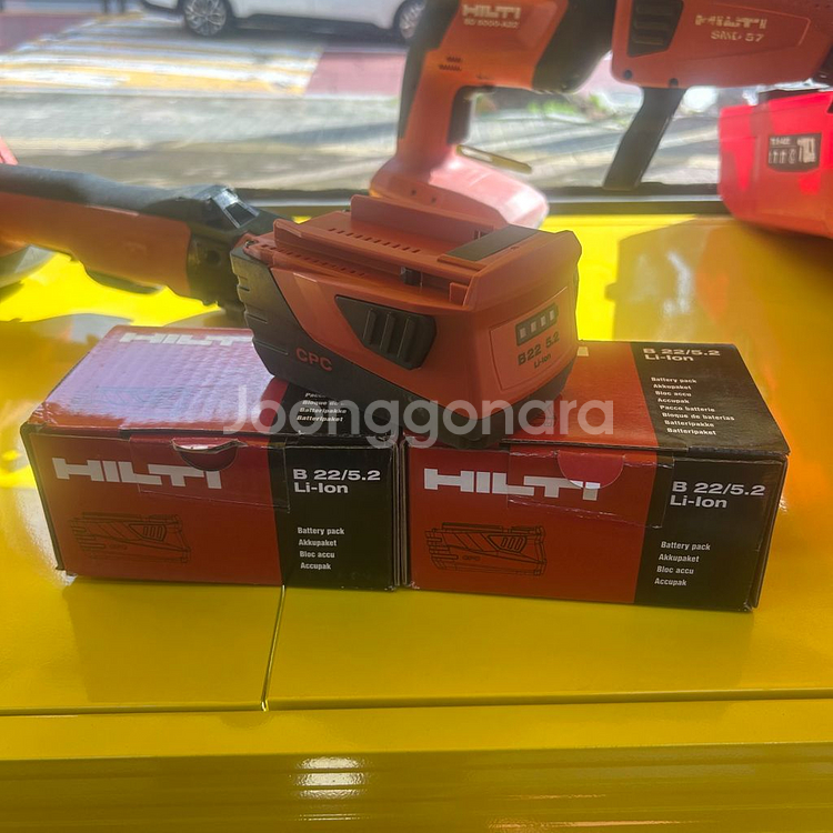 힐티 22V 배터리 B22/5.2ah 3개 일괄팔매--0