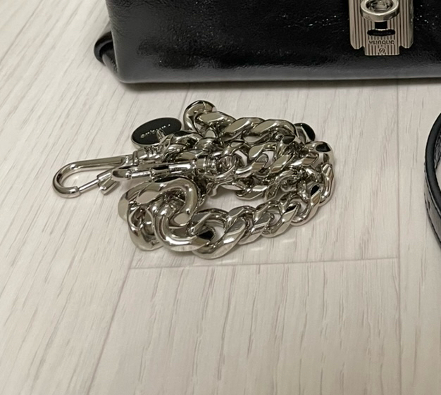 분크 메탈 체인 핸들 스트랩--1
