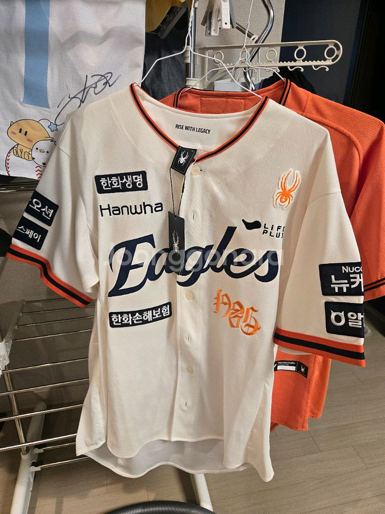 한화 레거시 어센틱 유니폼 정민철 마킹 XXL 110--1