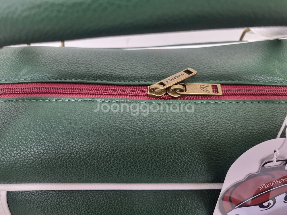 말본 뉴본클래식 보스턴백(그린)--3