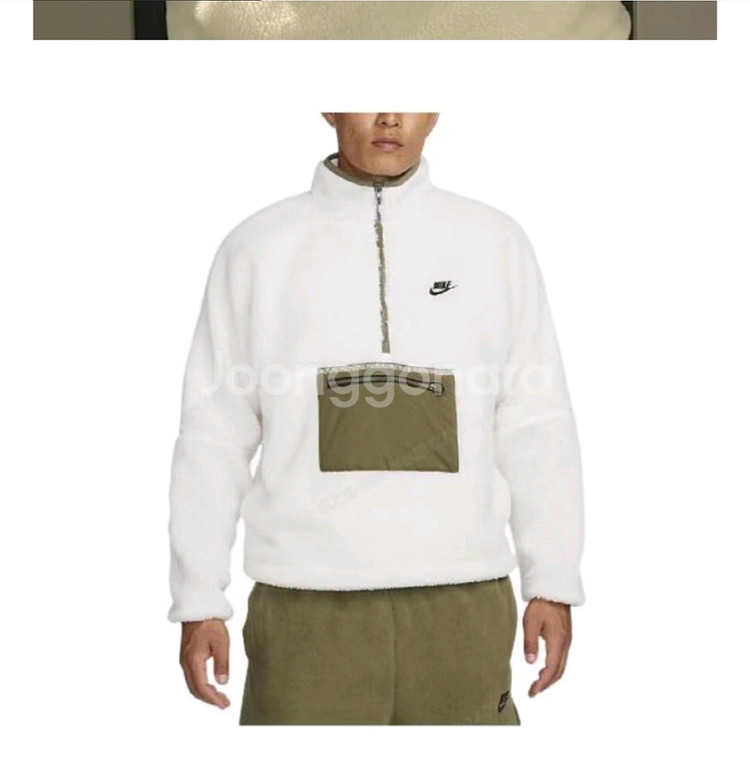 나이키 후리스 아노락xl 새상품--0