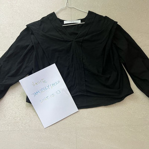 iro(이로) 블랙 블라우스 36사이즈