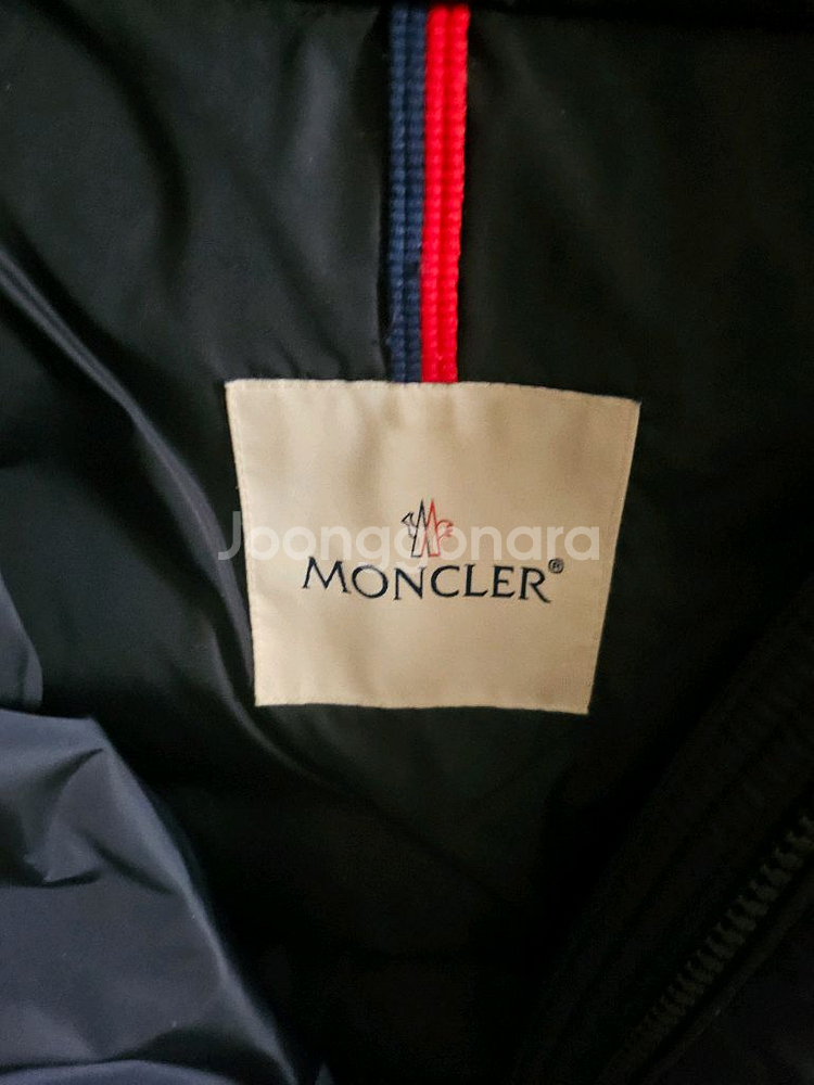 몽클레어 클로에 롱패딩 네이비 국내백화점 택 정품--2