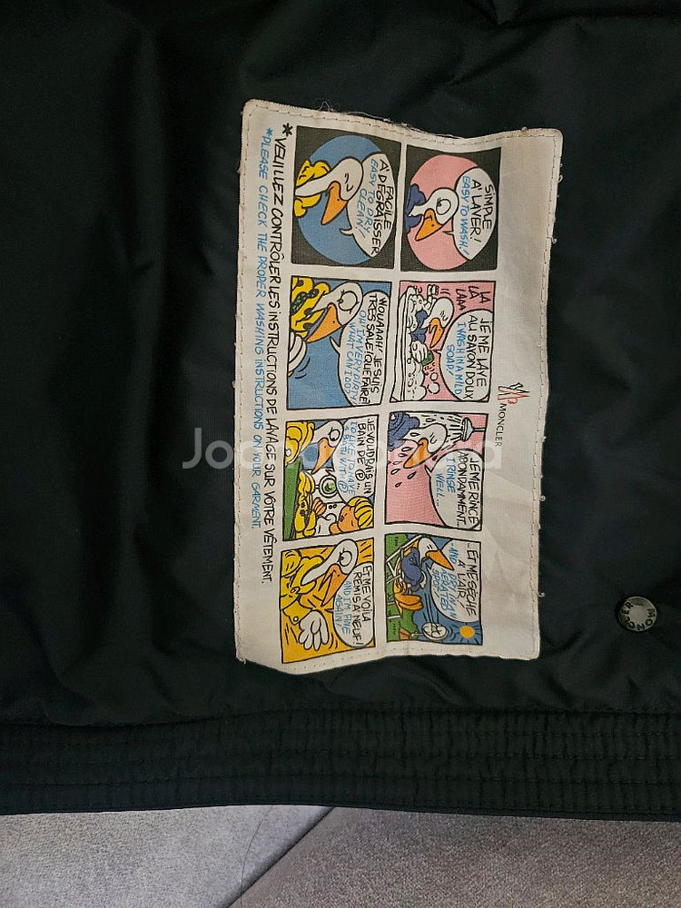 몽클레어 클로에 롱패딩 네이비 국내백화점 택 정품--4