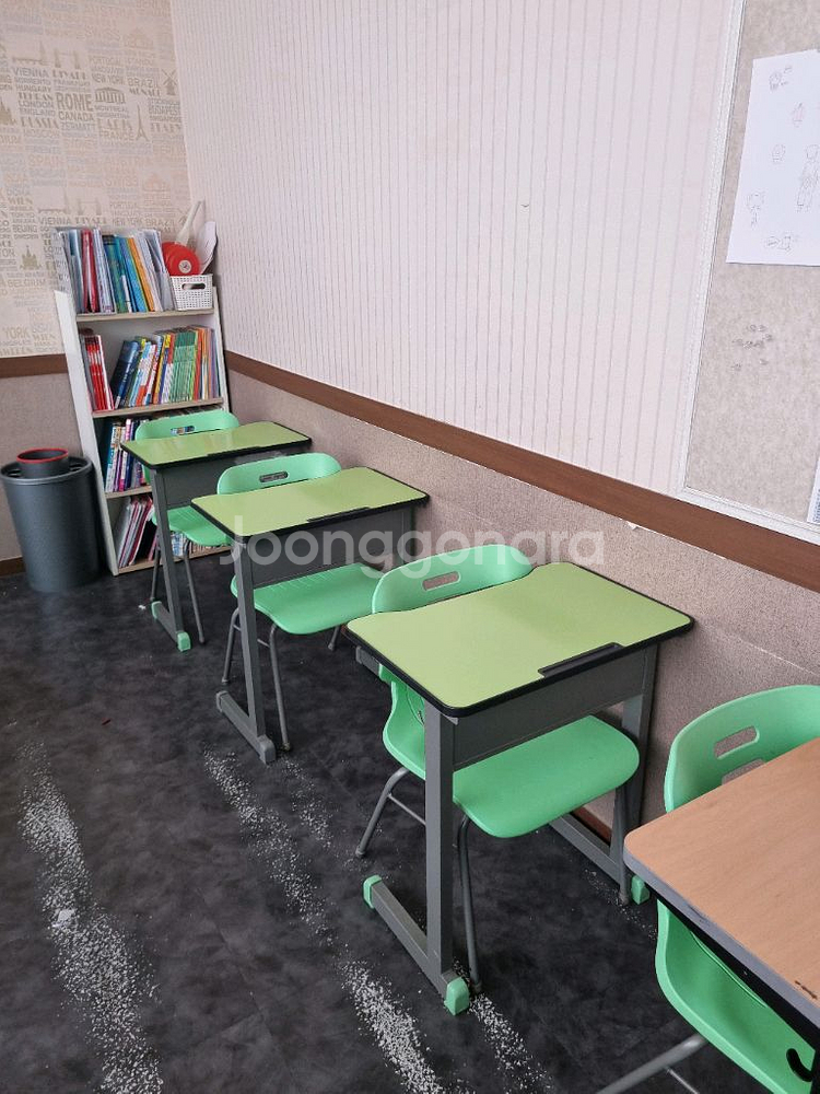 그린 학원용 책걸상 세트--8