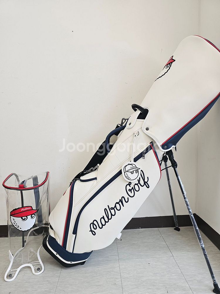 말본 골프 베이직 퍼포먼스 스탠드백 화이트 새상품--1