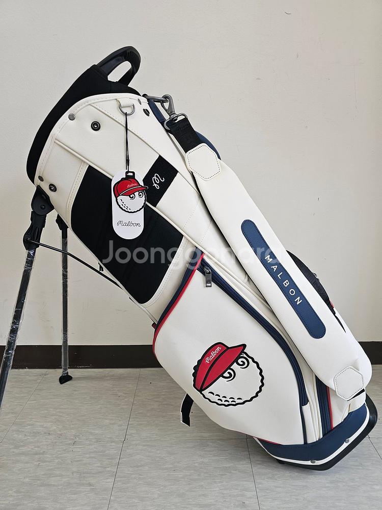 말본 골프 베이직 퍼포먼스 스탠드백 화이트 새상품--3