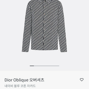 디올 오블리크 오버셔츠