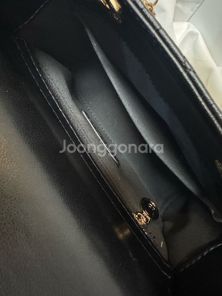 디올 레이디백 스몰 블랙--5