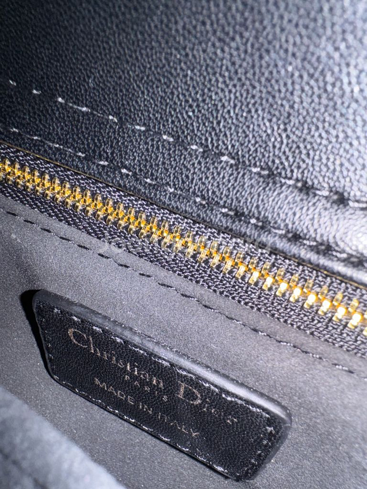 디올 레이디백 스몰 블랙--6