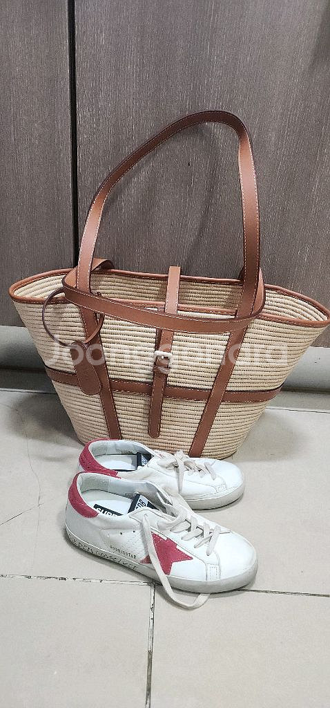 바니스뉴욕 마르쉐 라탄백 골든구스 240--0