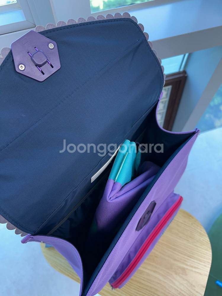 수아베라망 하렌 백팩 퍼플 신학기 초등학생 책가방--2