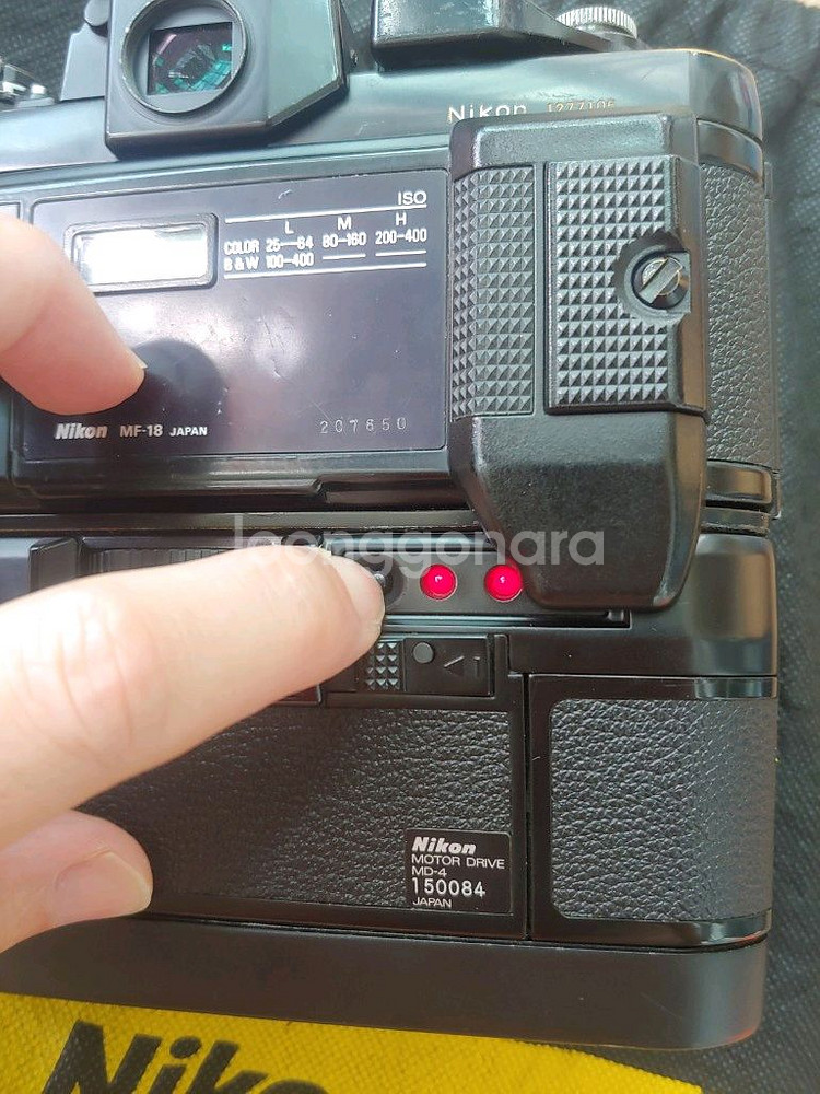 니콘 F3전용 모터드라이브 MD-4,세로그립셔터MK-1--7