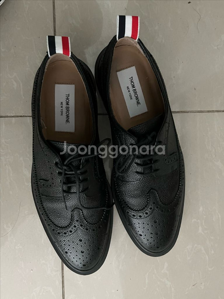 톰브라운 MFD002H 페블레더 구두 260 판매--0