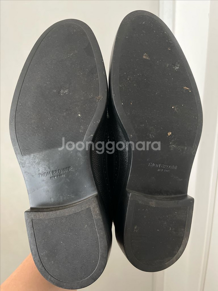 톰브라운 MFD002H 페블레더 구두 260 판매--5