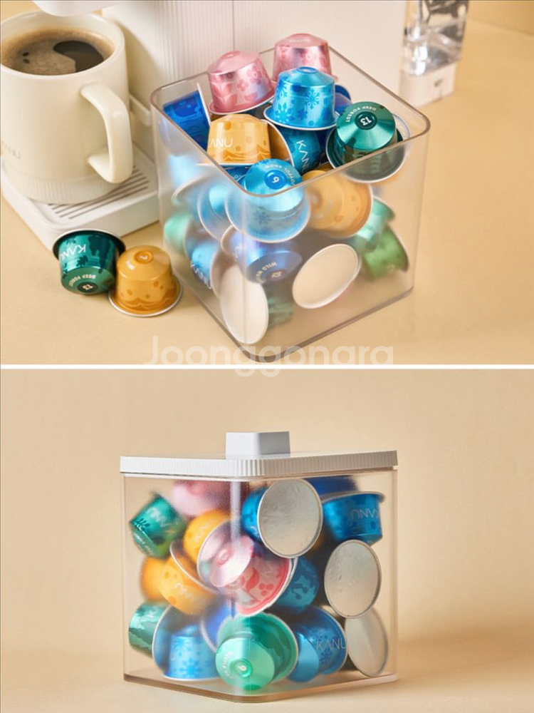 (미개봉,새상품) 카누 캡슐보관함 상자형--0